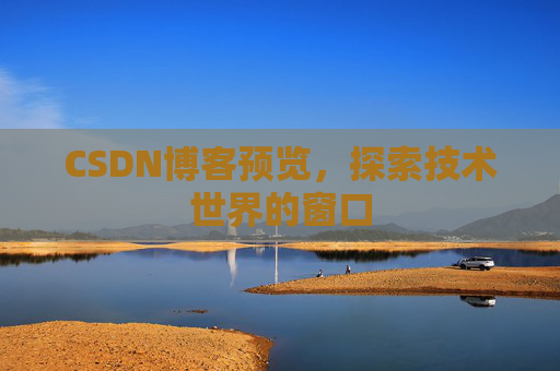 CSDN博客预览，探索技术世界的窗口